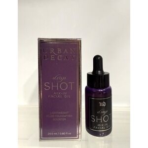 URBAN DECAY Drop Shot Mix-In Facial Oil 0.8oz/24ml FULL SIZE ~ NEW IN BOX